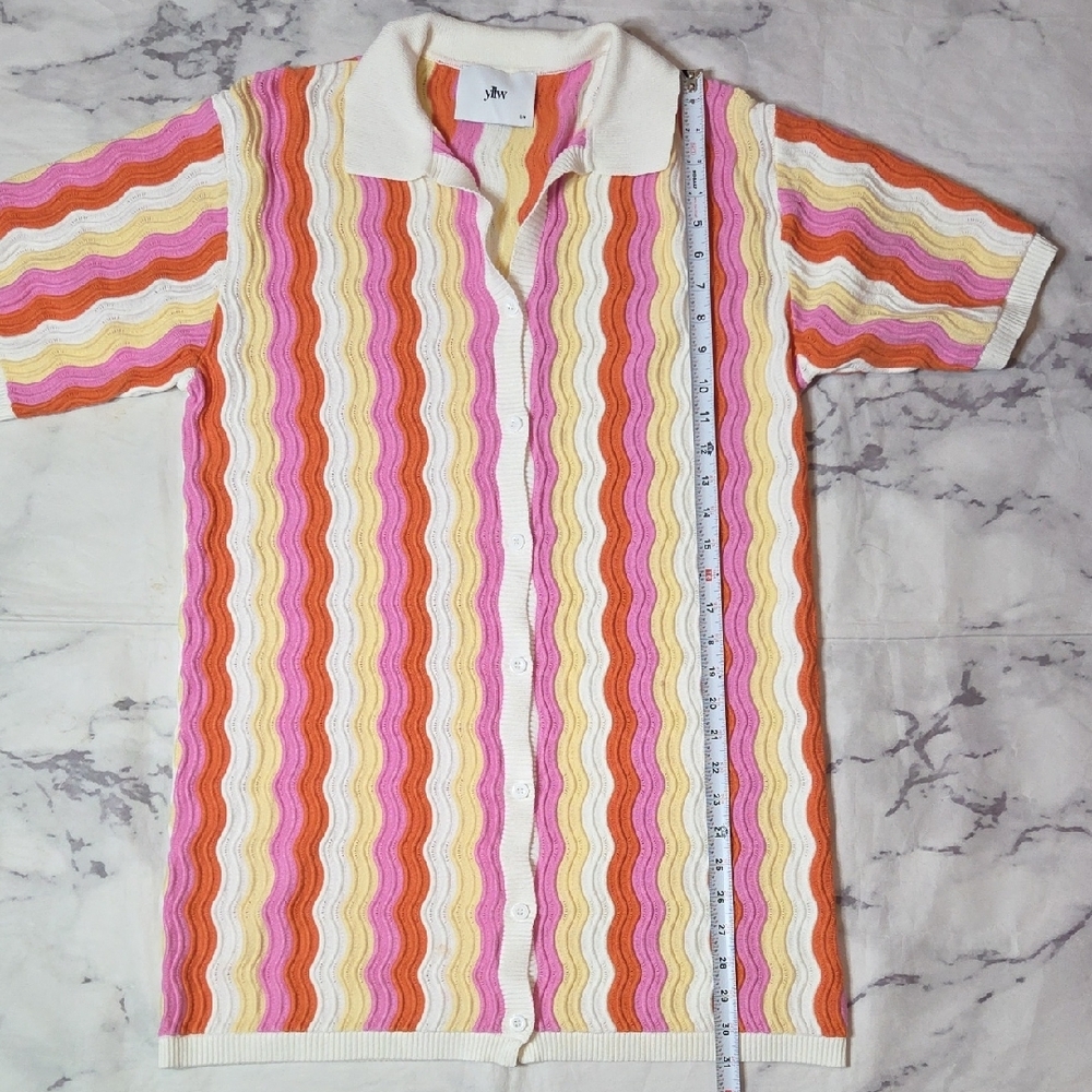 YLLW The Label Felix Knit Mini Dress In Sorbet - Picture 5 of 7